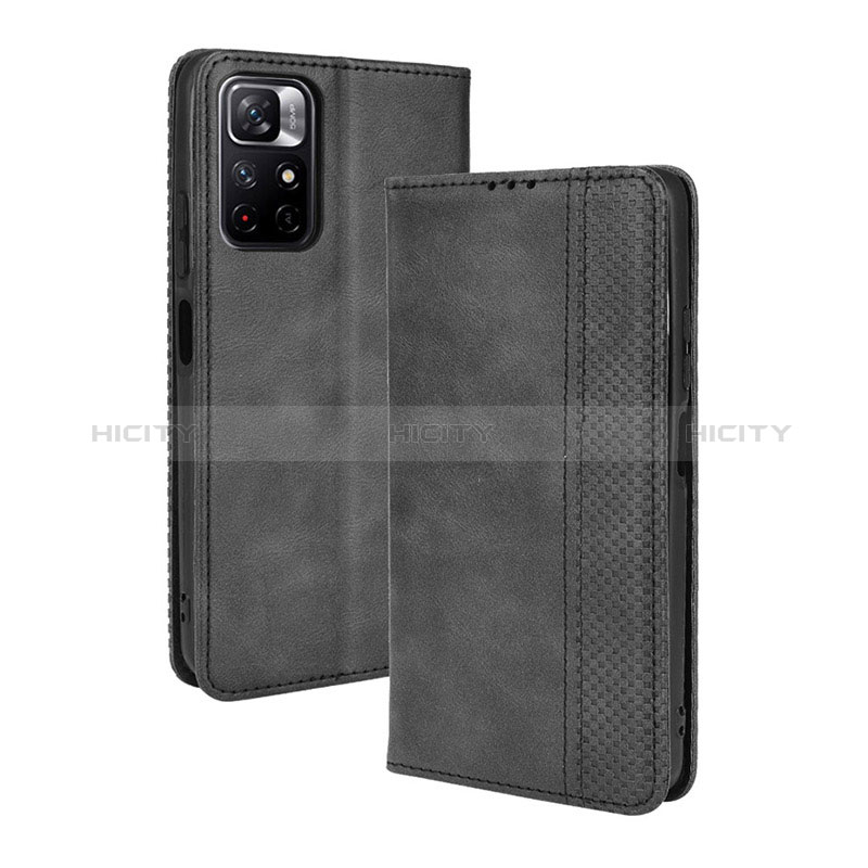 Coque Portefeuille Livre Cuir Etui Clapet BY4 pour Xiaomi Poco M4 Pro 5G Plus