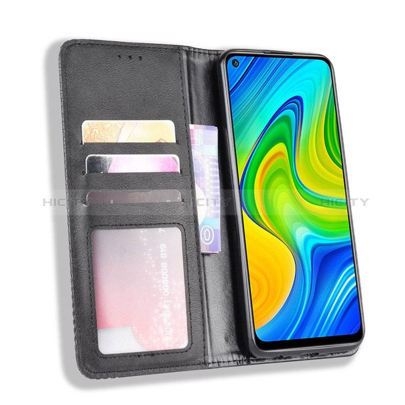 Coque Portefeuille Livre Cuir Etui Clapet BY4 pour Xiaomi Redmi 10X 4G Plus