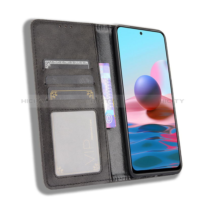 Coque Portefeuille Livre Cuir Etui Clapet BY4 pour Xiaomi Redmi Note 10S 4G Plus