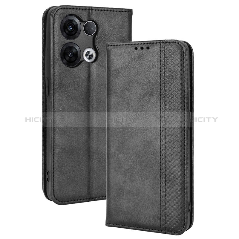 Coque Portefeuille Livre Cuir Etui Clapet BY4 pour Xiaomi Redmi Note 13 5G Noir Plus