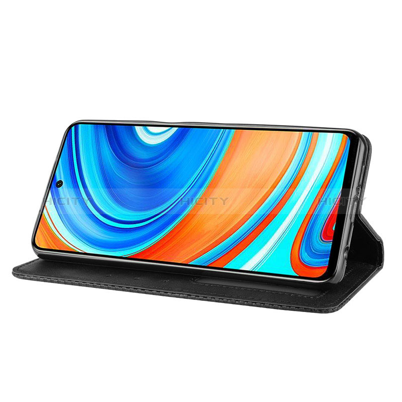 Coque Portefeuille Livre Cuir Etui Clapet BY4 pour Xiaomi Redmi Note 9 Pro Plus