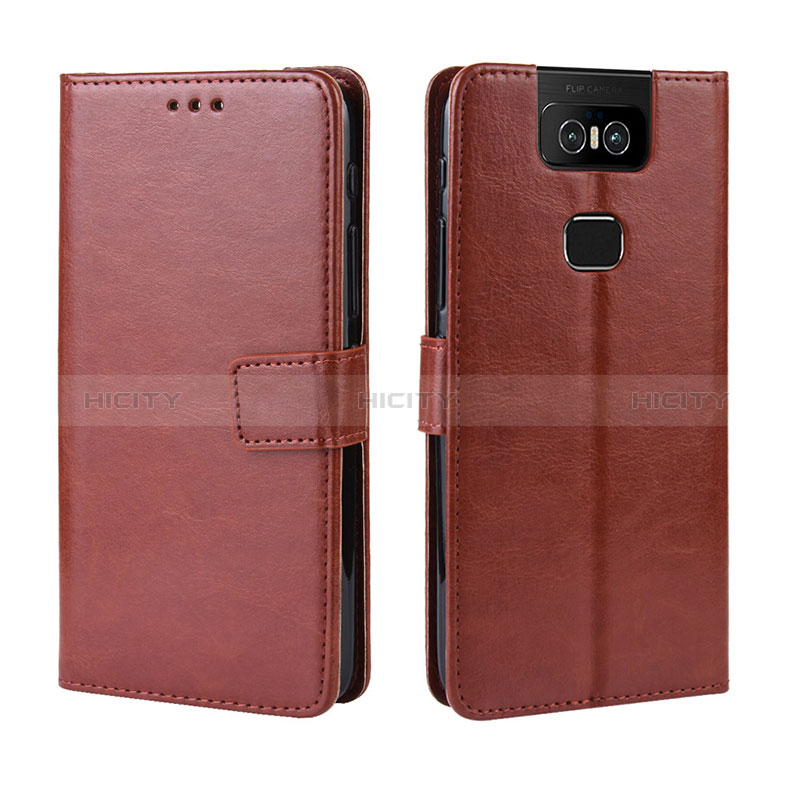 Coque Portefeuille Livre Cuir Etui Clapet BY5 pour Asus Zenfone 6 ZS630KL Plus