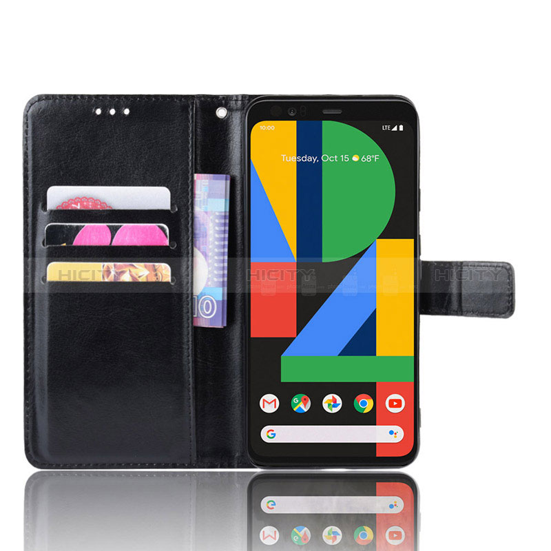 Coque Portefeuille Livre Cuir Etui Clapet BY5 pour Google Pixel 4 Plus