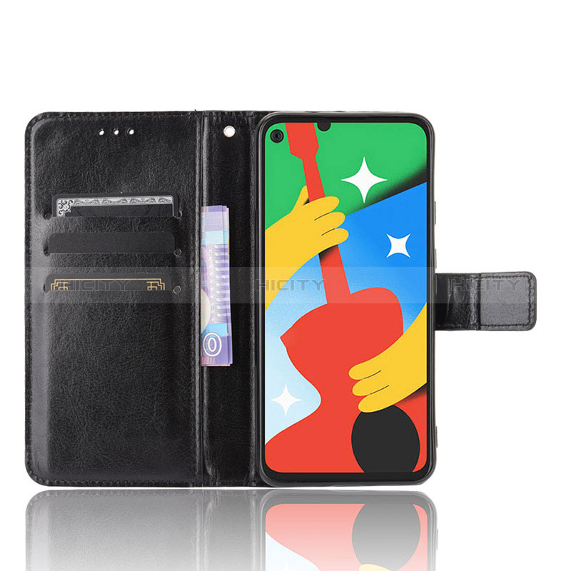 Coque Portefeuille Livre Cuir Etui Clapet BY5 pour Google Pixel 4a 5G Plus