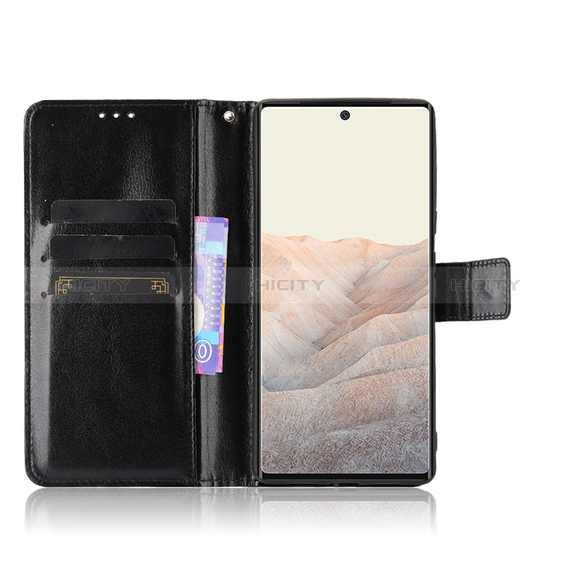 Coque Portefeuille Livre Cuir Etui Clapet BY5 pour Google Pixel 6 Pro 5G Plus