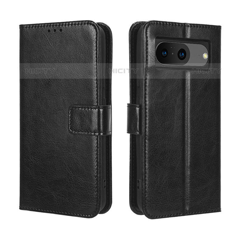 Coque Portefeuille Livre Cuir Etui Clapet BY5 pour Google Pixel 8 5G Noir Plus