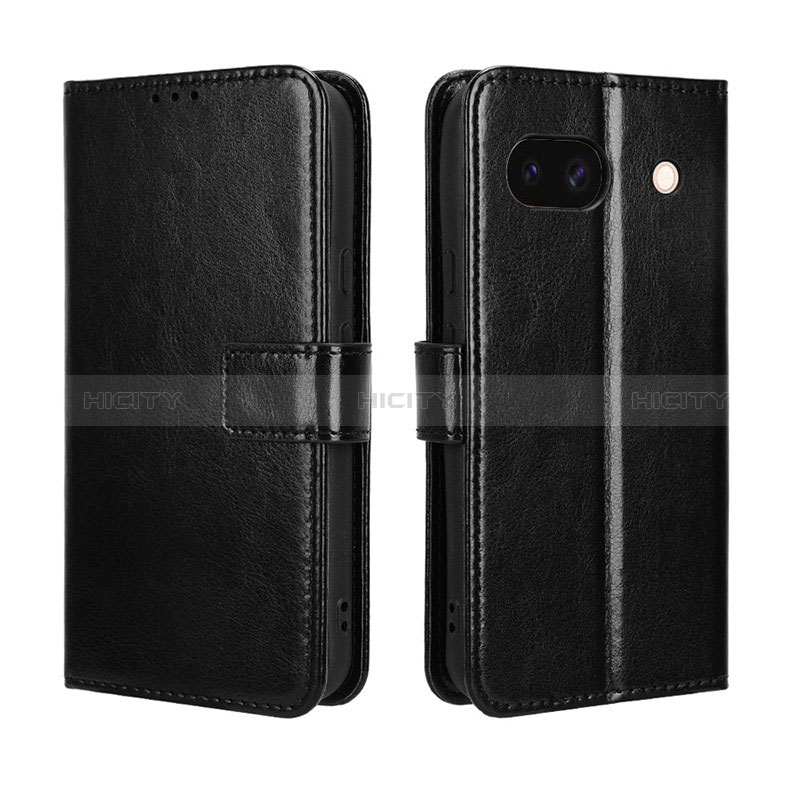 Coque Portefeuille Livre Cuir Etui Clapet BY5 pour Google Pixel 8a 5G Noir Plus