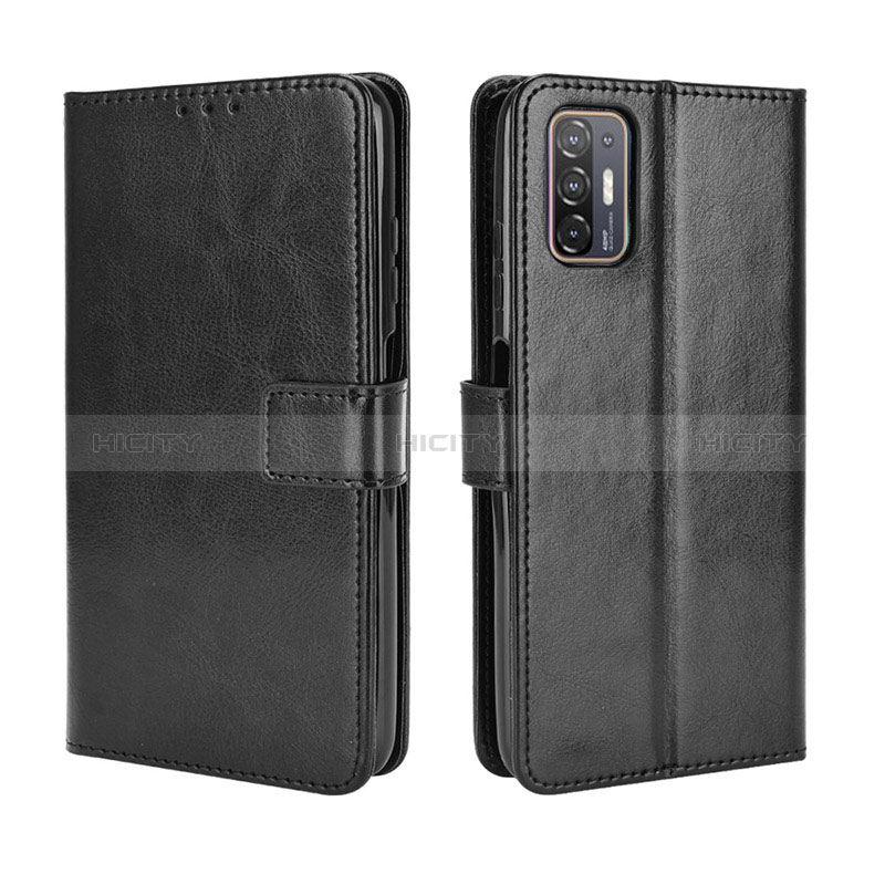 Coque Portefeuille Livre Cuir Etui Clapet BY5 pour HTC Desire 21 Pro 5G Noir Plus