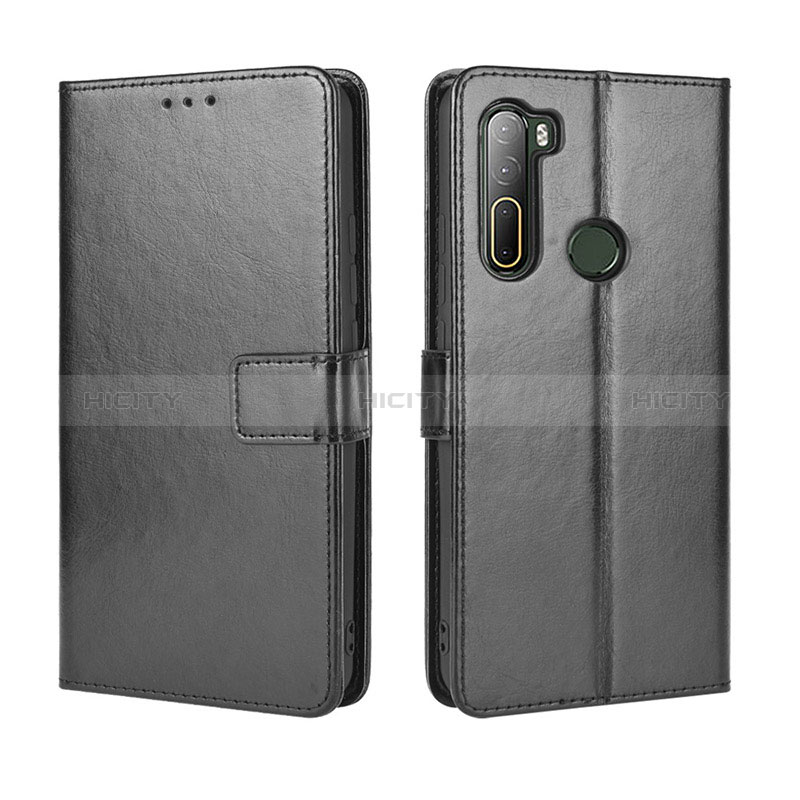 Coque Portefeuille Livre Cuir Etui Clapet BY5 pour HTC U20 5G Noir Plus