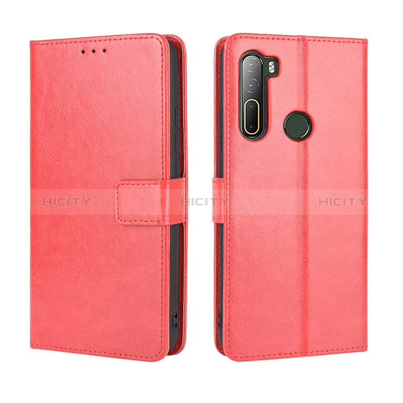 Coque Portefeuille Livre Cuir Etui Clapet BY5 pour HTC U20 5G Rouge Plus