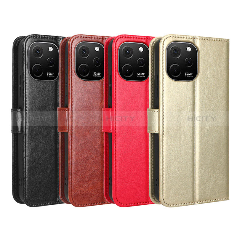 Coque Portefeuille Livre Cuir Etui Clapet BY5 pour Huawei Nova Y61 Plus