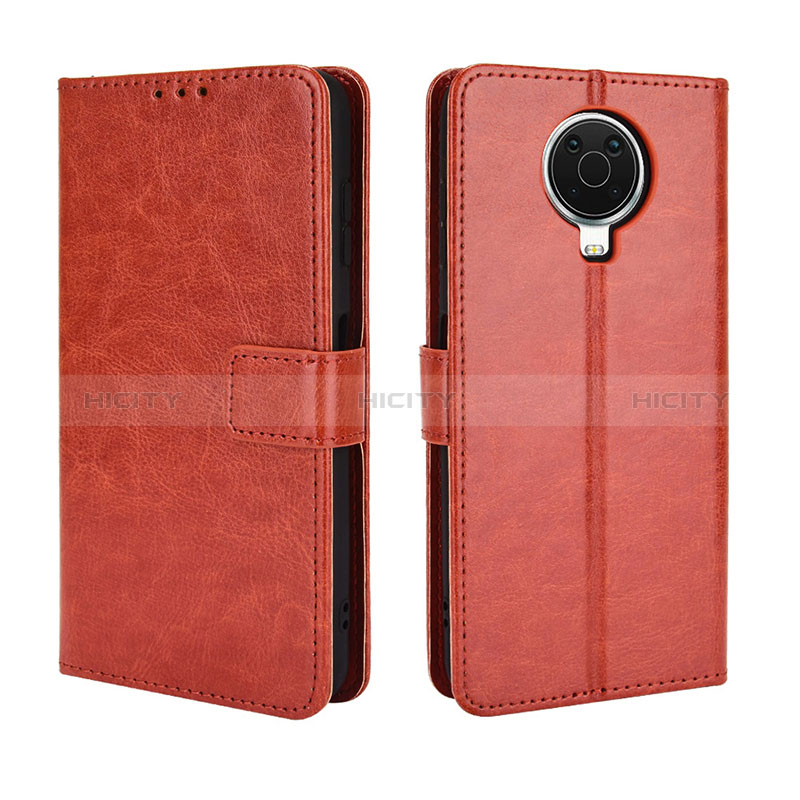 Coque Portefeuille Livre Cuir Etui Clapet BY5 pour Nokia 6.3 Marron Plus