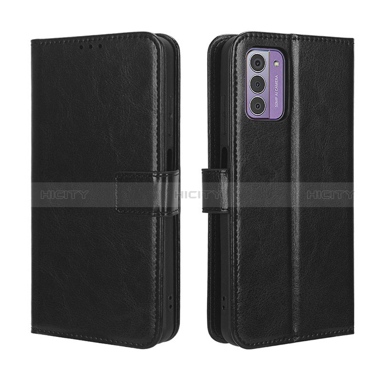 Coque Portefeuille Livre Cuir Etui Clapet BY5 pour Nokia C300 Noir Plus