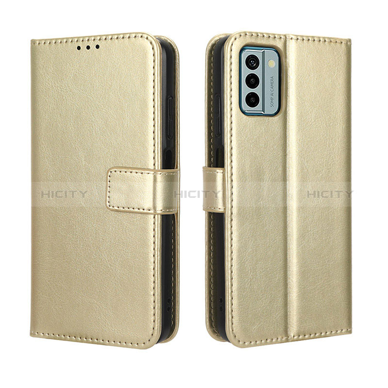 Coque Portefeuille Livre Cuir Etui Clapet BY5 pour Nokia G22 Or Plus