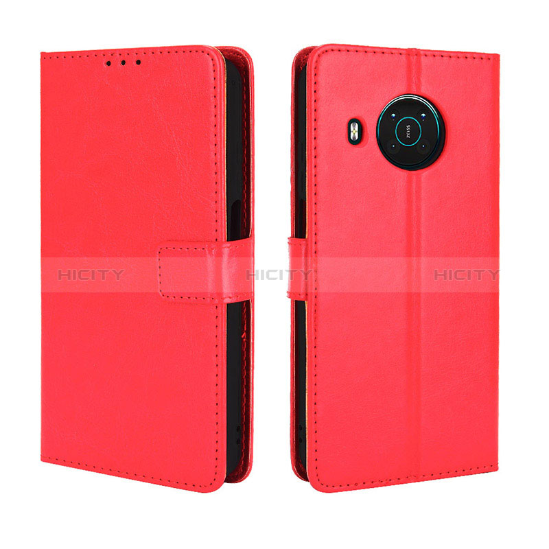 Coque Portefeuille Livre Cuir Etui Clapet BY5 pour Nokia X100 5G Rouge Plus