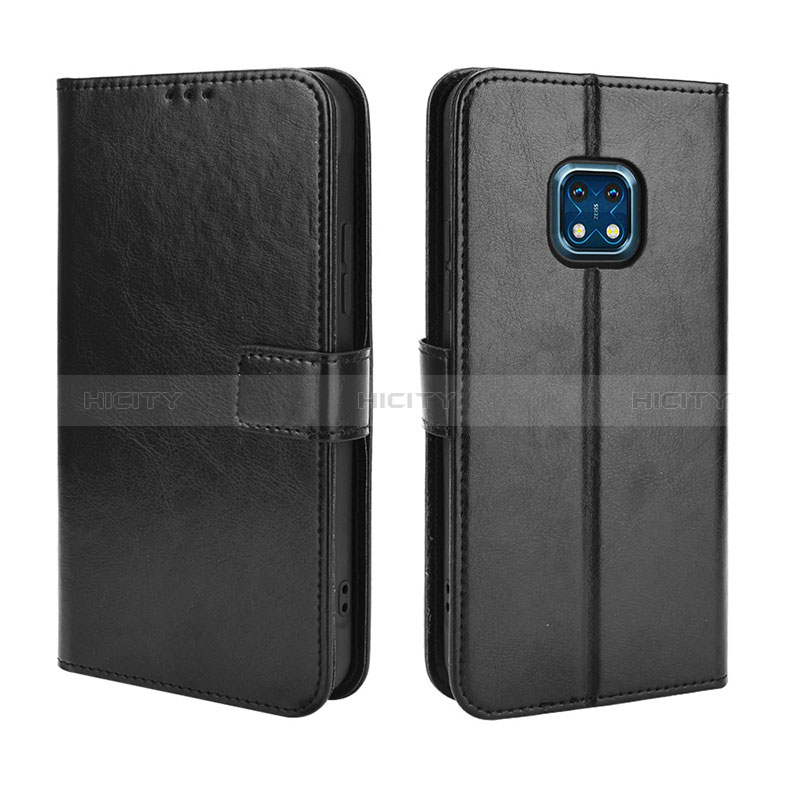 Coque Portefeuille Livre Cuir Etui Clapet BY5 pour Nokia XR20 Noir Plus