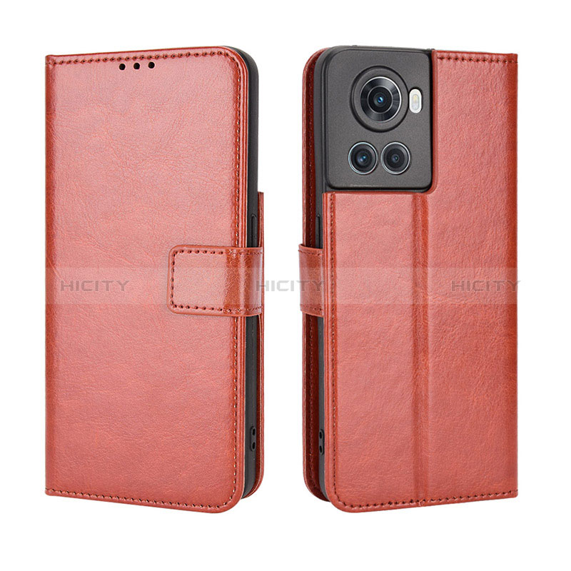 Coque Portefeuille Livre Cuir Etui Clapet BY5 pour OnePlus Ace 5G Marron Plus