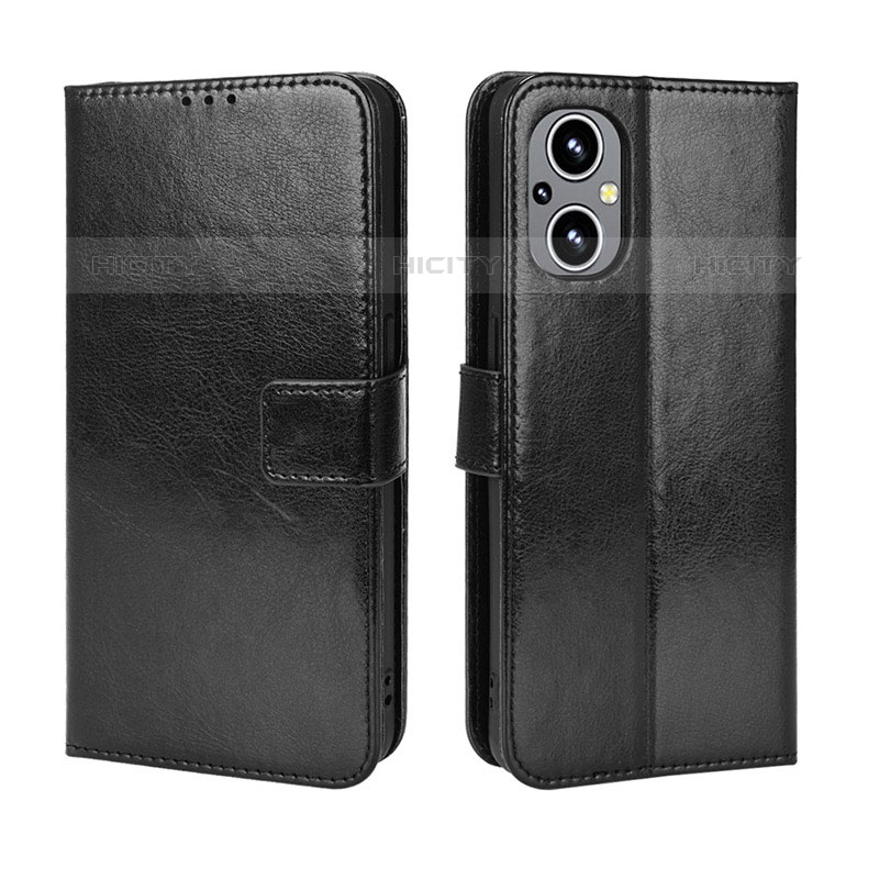 Coque Portefeuille Livre Cuir Etui Clapet BY5 pour OnePlus Nord N20 5G Noir Plus