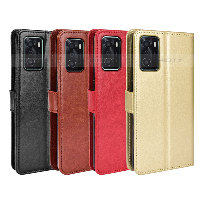 Coque Portefeuille Livre Cuir Etui Clapet BY5 pour Oppo A55S 5G Plus