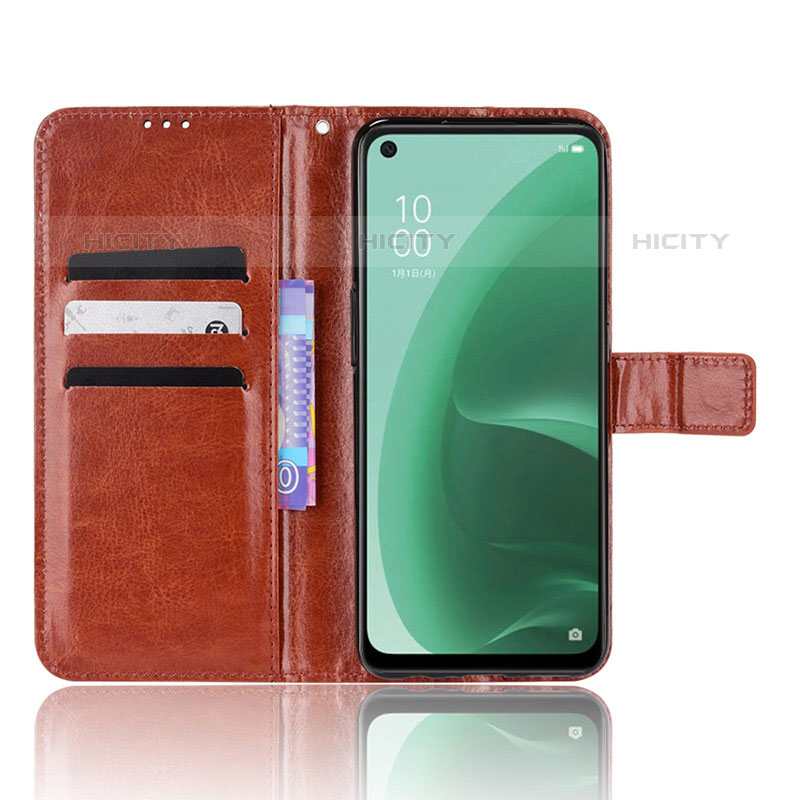 Coque Portefeuille Livre Cuir Etui Clapet BY5 pour Oppo A55S 5G Plus