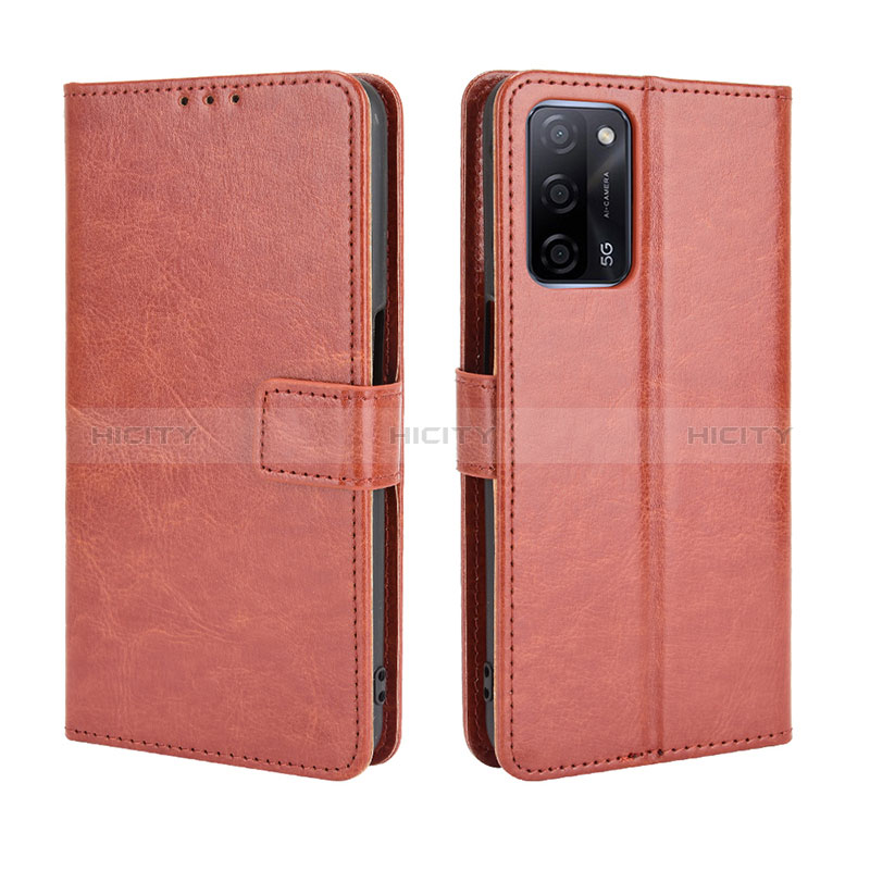 Coque Portefeuille Livre Cuir Etui Clapet BY5 pour Oppo A56 5G Plus