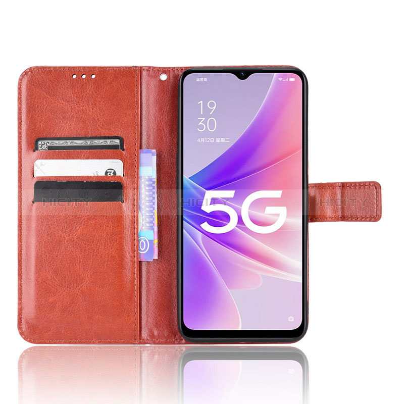 Coque Portefeuille Livre Cuir Etui Clapet BY5 pour Oppo A56S 5G Plus