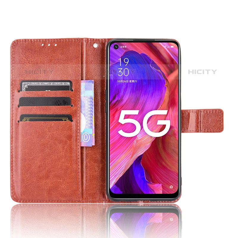 Coque Portefeuille Livre Cuir Etui Clapet BY5 pour Oppo A93 5G Plus