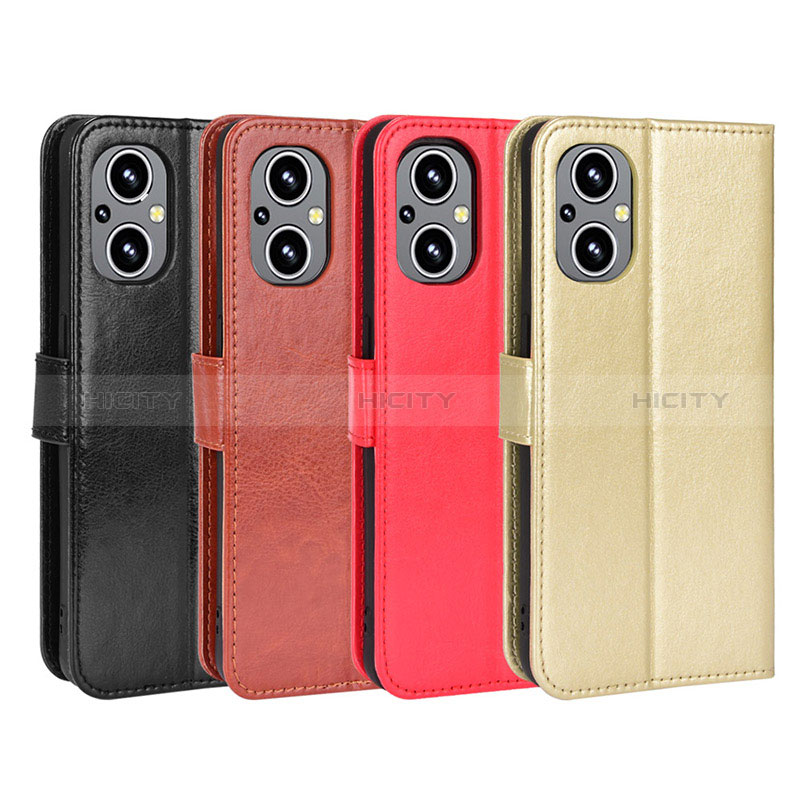 Coque Portefeuille Livre Cuir Etui Clapet BY5 pour Oppo A96 5G Plus