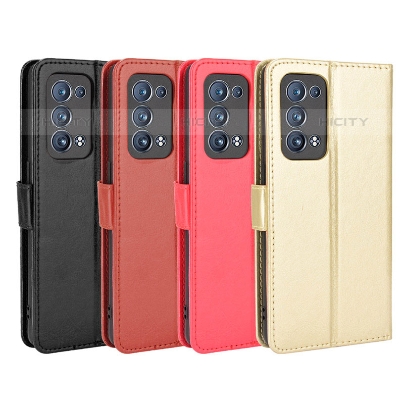 Coque Portefeuille Livre Cuir Etui Clapet BY5 pour Oppo Reno6 Pro+ Plus 5G Plus