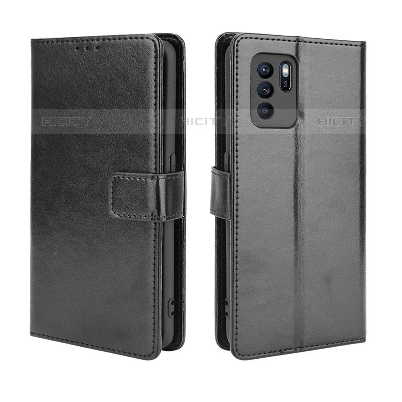 Coque Portefeuille Livre Cuir Etui Clapet BY5 pour Oppo Reno6 Z 5G Plus