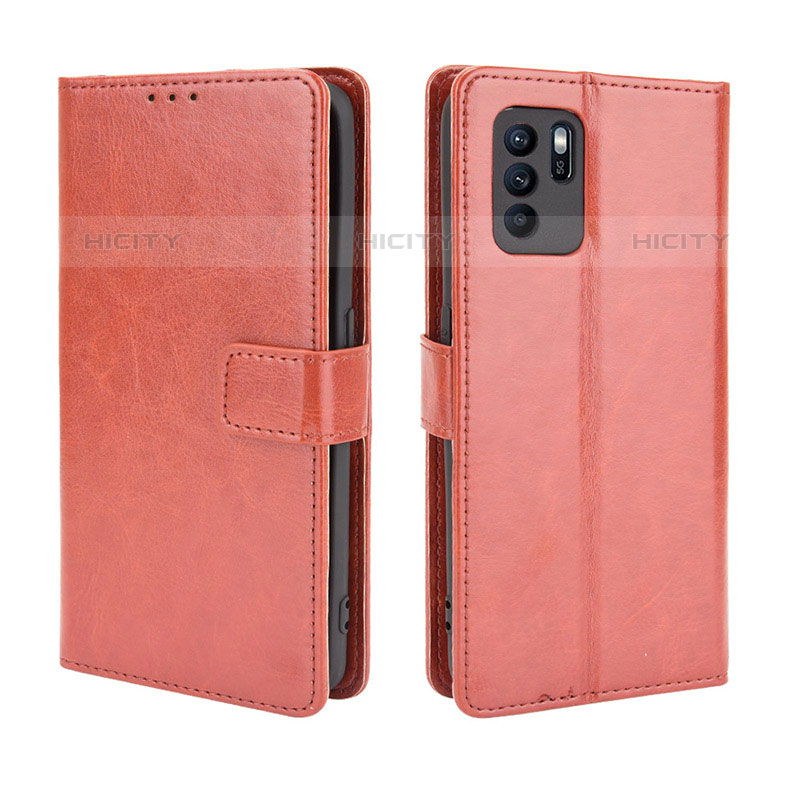 Coque Portefeuille Livre Cuir Etui Clapet BY5 pour Oppo Reno6 Z 5G Plus