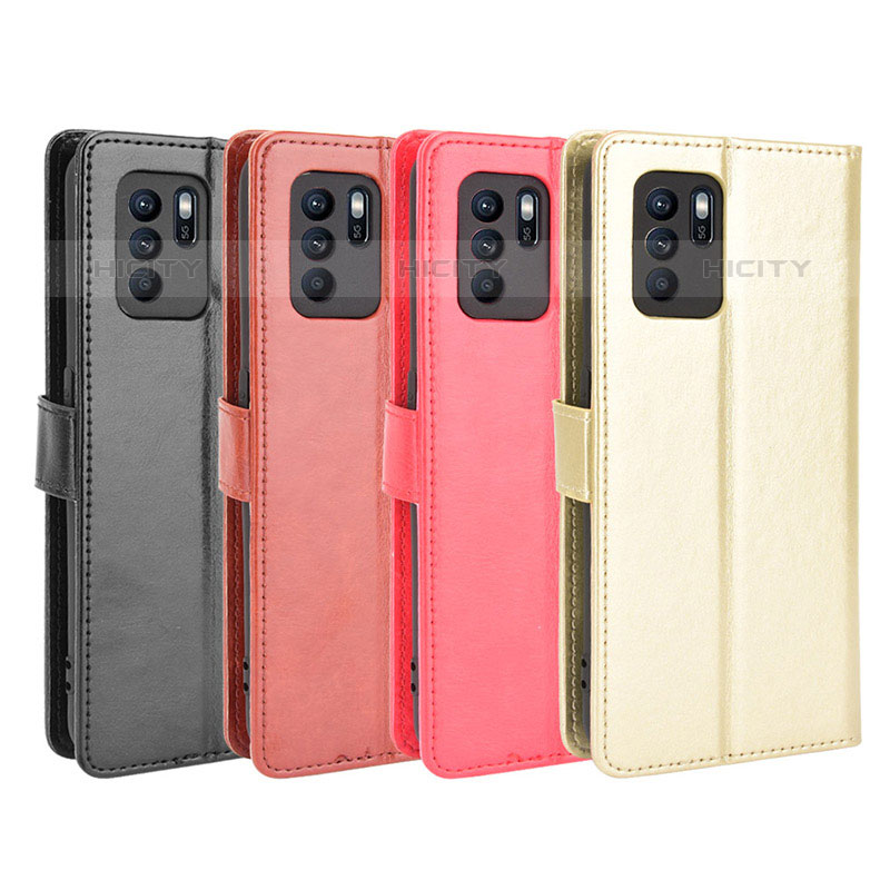 Coque Portefeuille Livre Cuir Etui Clapet BY5 pour Oppo Reno6 Z 5G Plus