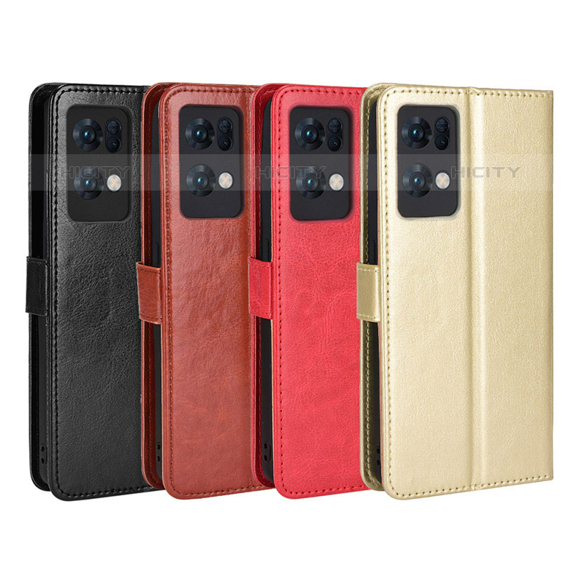 Coque Portefeuille Livre Cuir Etui Clapet BY5 pour Oppo Reno7 Pro 5G Plus