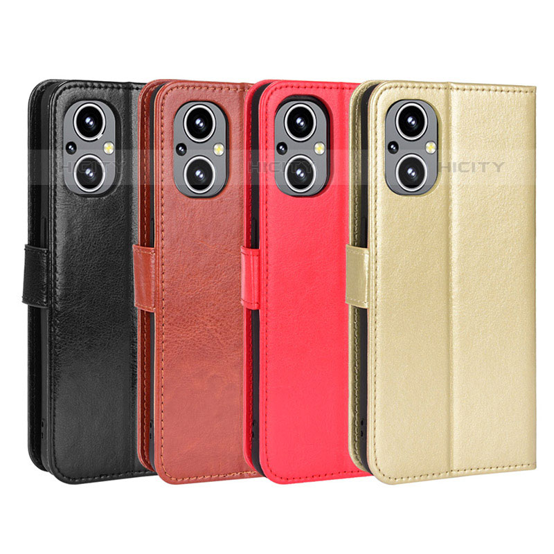 Coque Portefeuille Livre Cuir Etui Clapet BY5 pour Oppo Reno7 Z 5G Plus