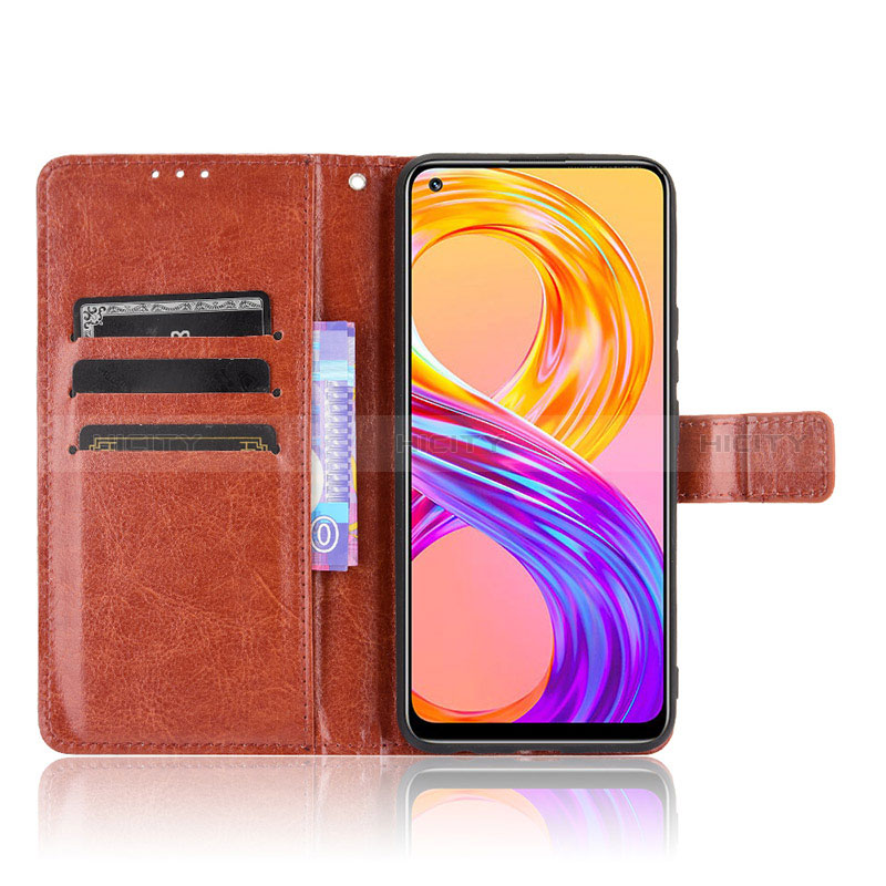 Coque Portefeuille Livre Cuir Etui Clapet BY5 pour Realme 8 4G Plus