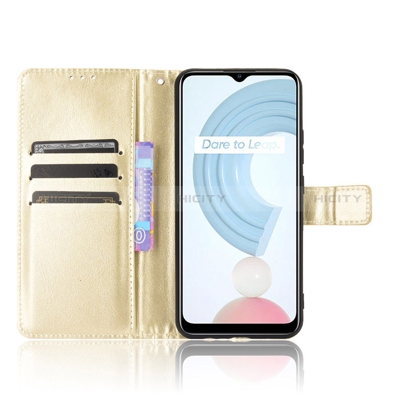 Coque Portefeuille Livre Cuir Etui Clapet BY5 pour Realme C21 Plus