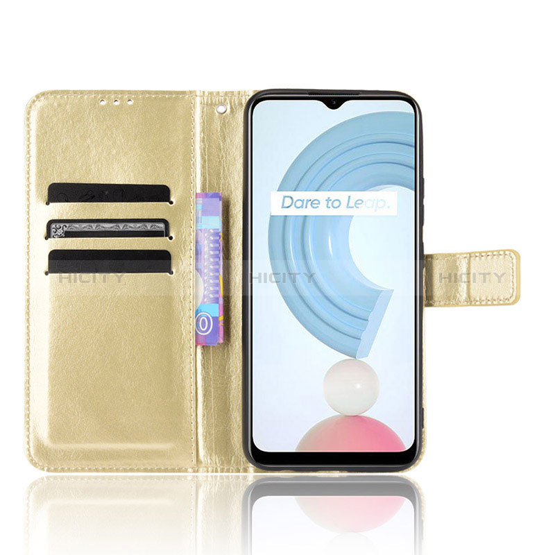 Coque Portefeuille Livre Cuir Etui Clapet BY5 pour Realme C21Y Plus