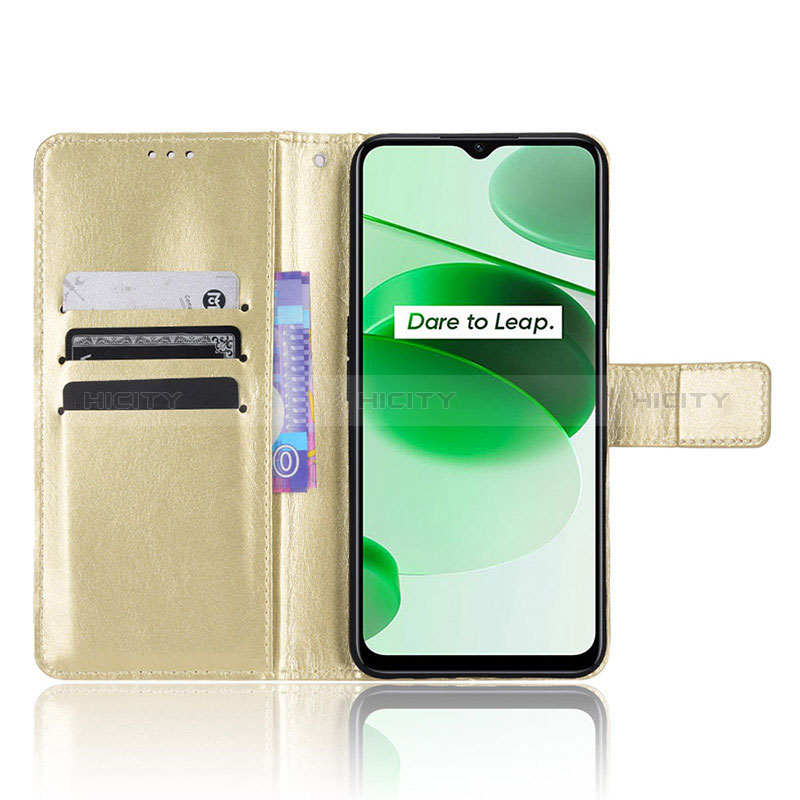 Coque Portefeuille Livre Cuir Etui Clapet BY5 pour Realme C35 Plus