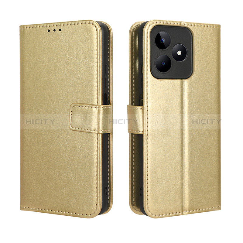 Coque Portefeuille Livre Cuir Etui Clapet BY5 pour Realme C51 Plus