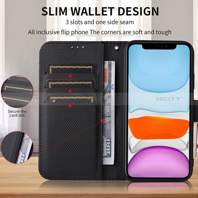 Coque Portefeuille Livre Cuir Etui Clapet BY5 pour Samsung Galaxy XCover 6 Pro 5G Plus
