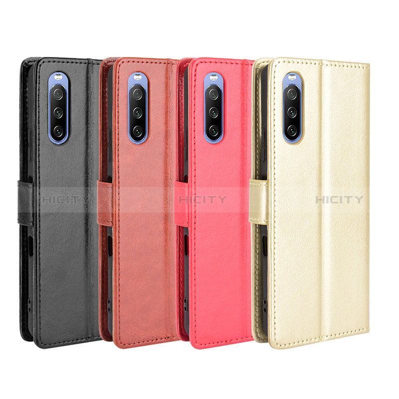 Coque Portefeuille Livre Cuir Etui Clapet BY5 pour Sony Xperia 10 III SOG04 Plus