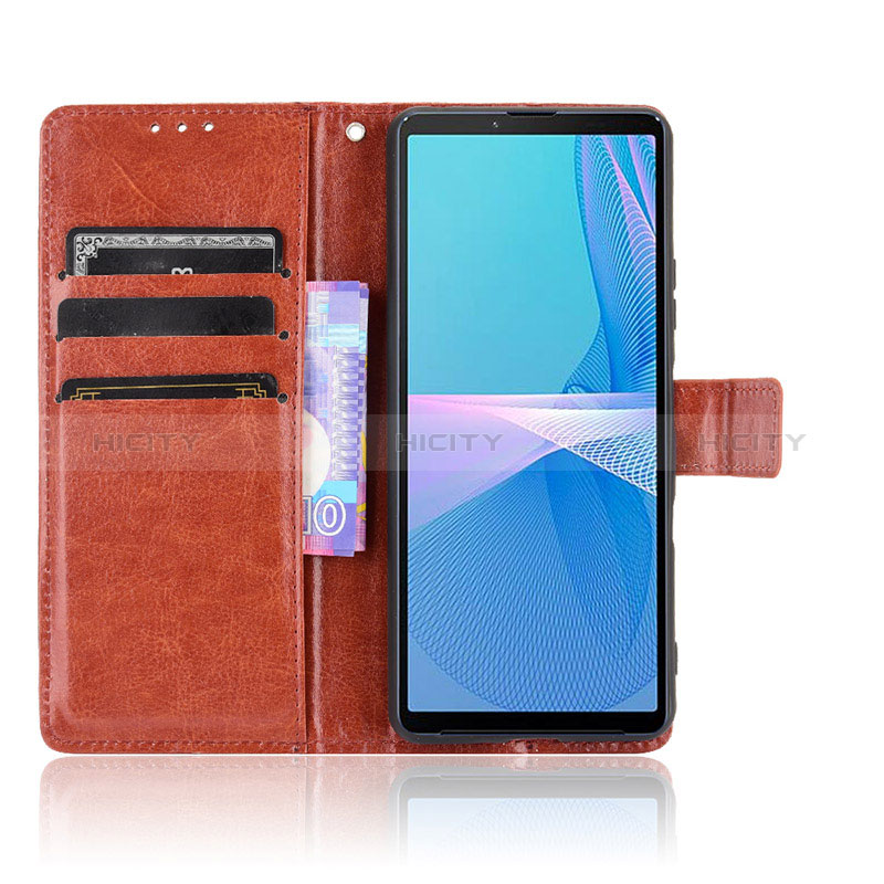 Coque Portefeuille Livre Cuir Etui Clapet BY5 pour Sony Xperia 10 III SOG04 Plus