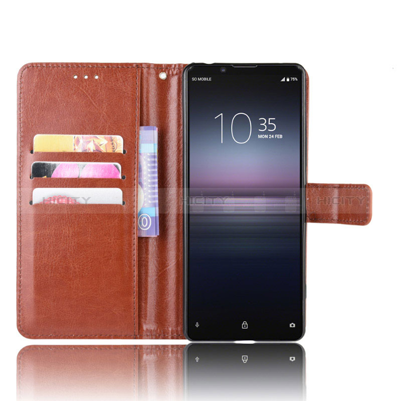 Coque Portefeuille Livre Cuir Etui Clapet BY5 pour Sony Xperia 5 II Plus