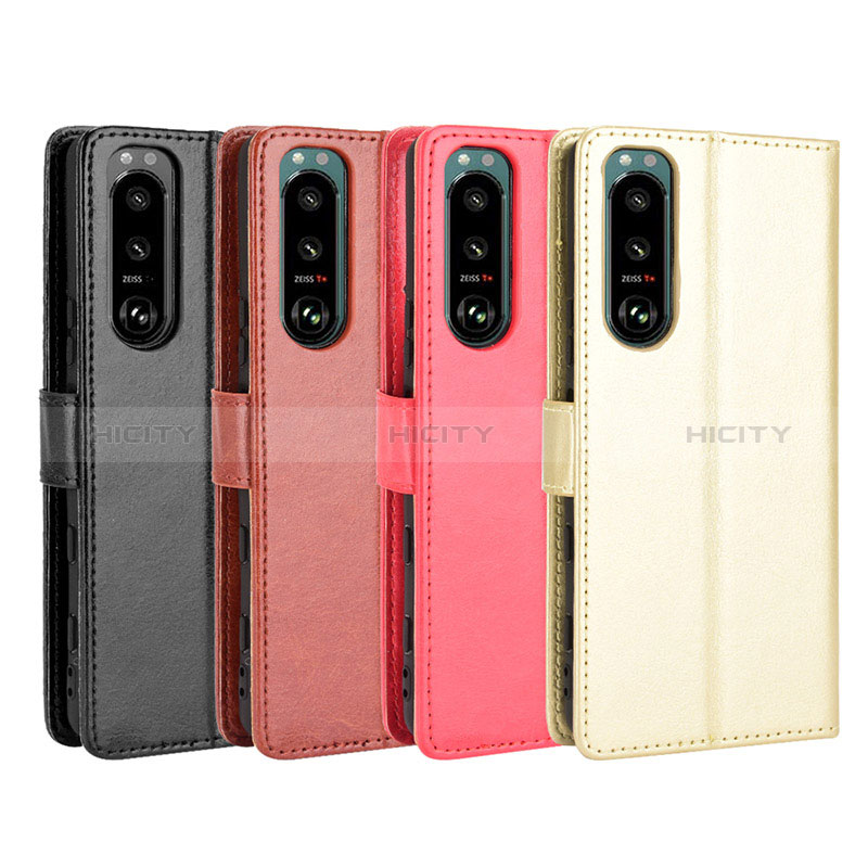 Coque Portefeuille Livre Cuir Etui Clapet BY5 pour Sony Xperia 5 III Plus