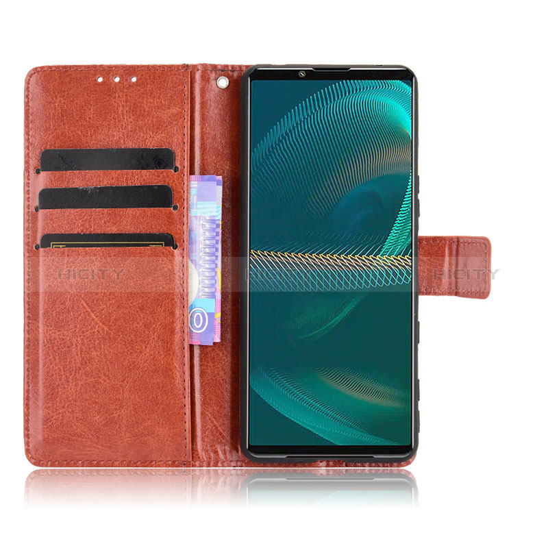 Coque Portefeuille Livre Cuir Etui Clapet BY5 pour Sony Xperia 5 III Plus