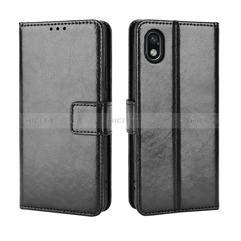 Coque Portefeuille Livre Cuir Etui Clapet BY5 pour Sony Xperia Ace III Noir Plus