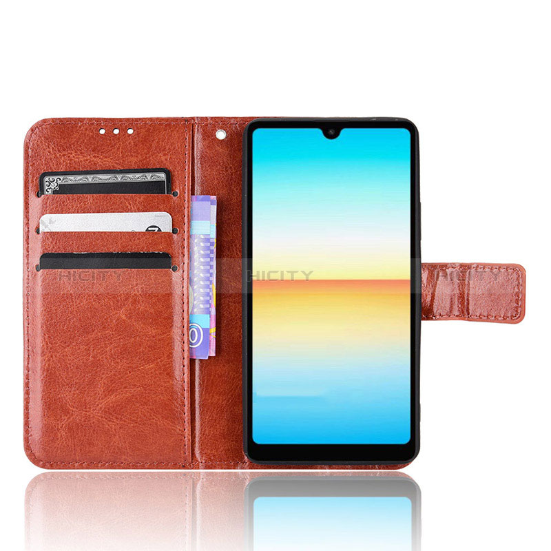 Coque Portefeuille Livre Cuir Etui Clapet BY5 pour Sony Xperia Ace III SO-53C Plus