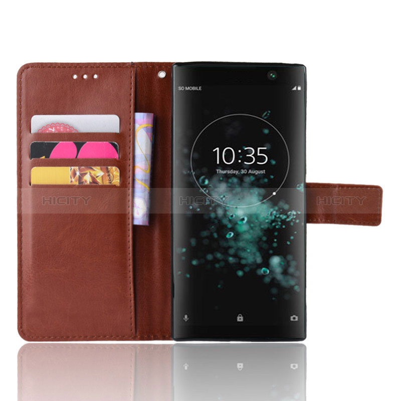 Coque Portefeuille Livre Cuir Etui Clapet BY5 pour Sony Xperia XA2 Plus