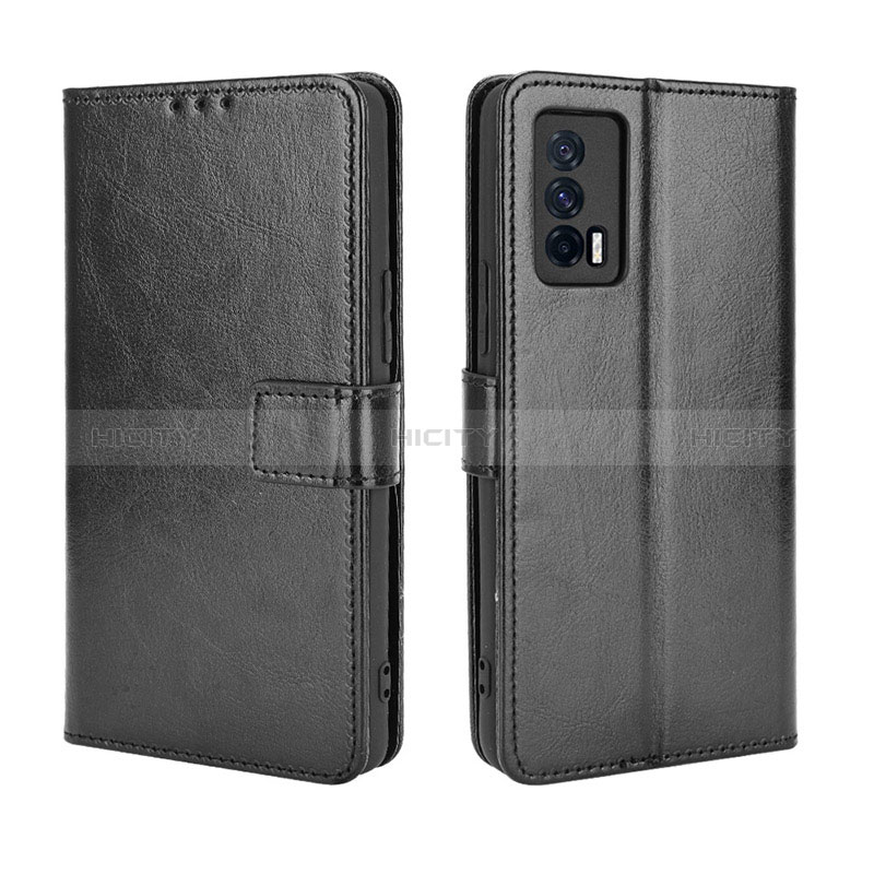 Coque Portefeuille Livre Cuir Etui Clapet BY5 pour Vivo iQOO Neo5 5G Noir Plus