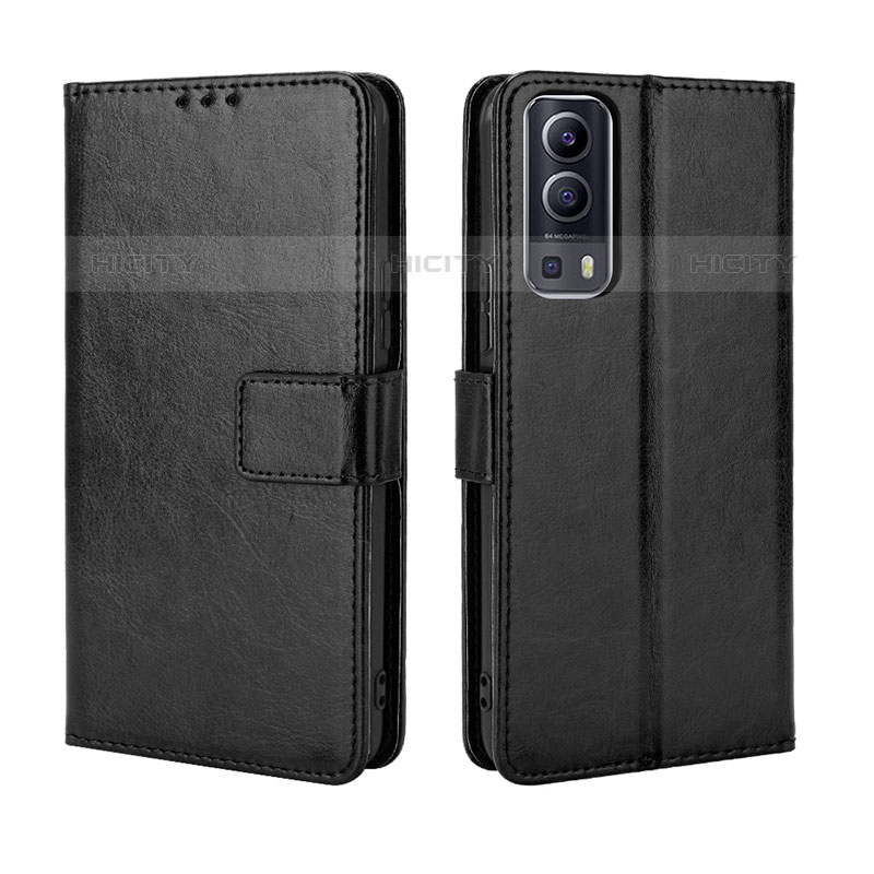 Coque Portefeuille Livre Cuir Etui Clapet BY5 pour Vivo iQOO Z3 5G Noir Plus